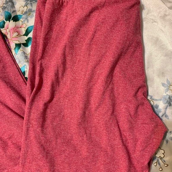 NWOT Heathered Pink Leggings - Picture 2 of 5